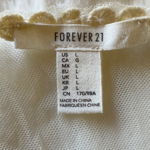 Forever 21 sheer top L - Picture 7 of 8